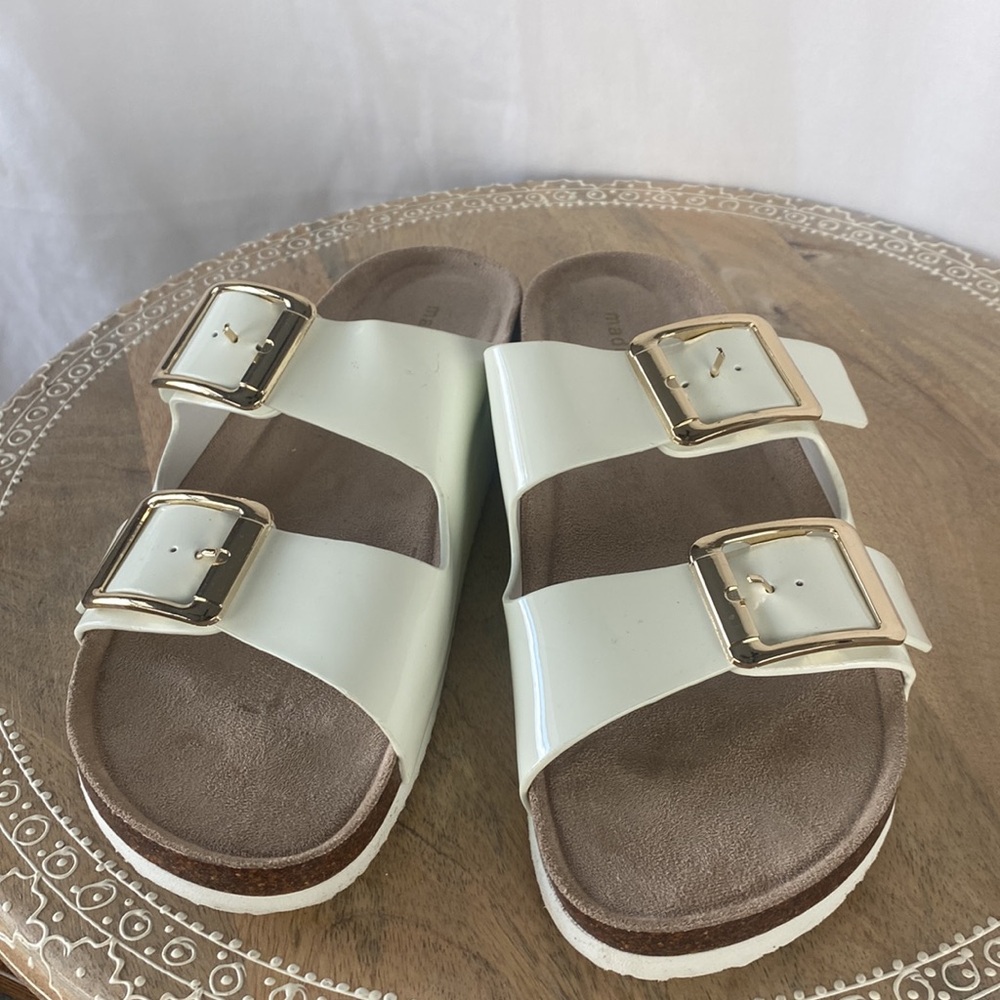 Madden Girl Women's Bodie Two Strap Footbed Sandals - Picture 2 of 8